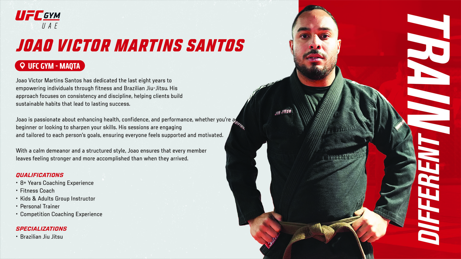 Joao Victor Martins Santos — UFC GYM Abu Dhabi personal trainer