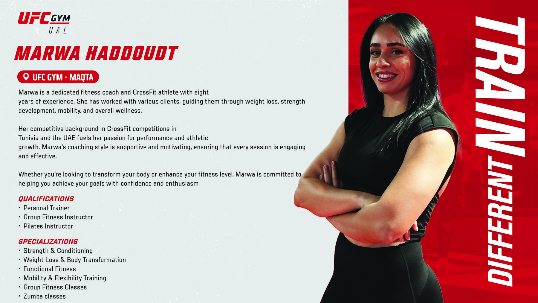 Marwa Haddoud — UFC GYM Abu Dhabi personal trainer