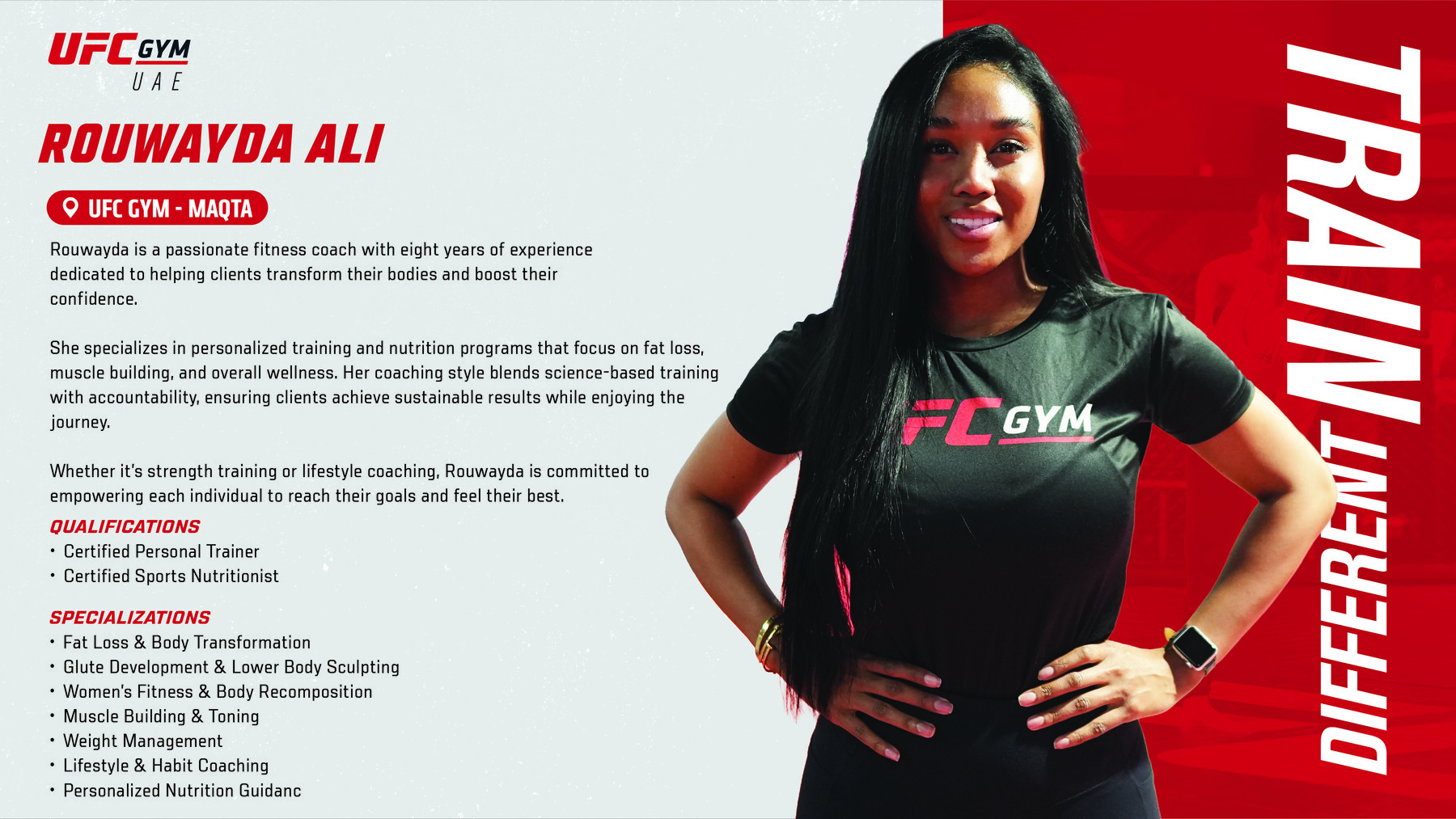 Rouwayda Ali — UFC GYM Abu Dhabi personal trainer