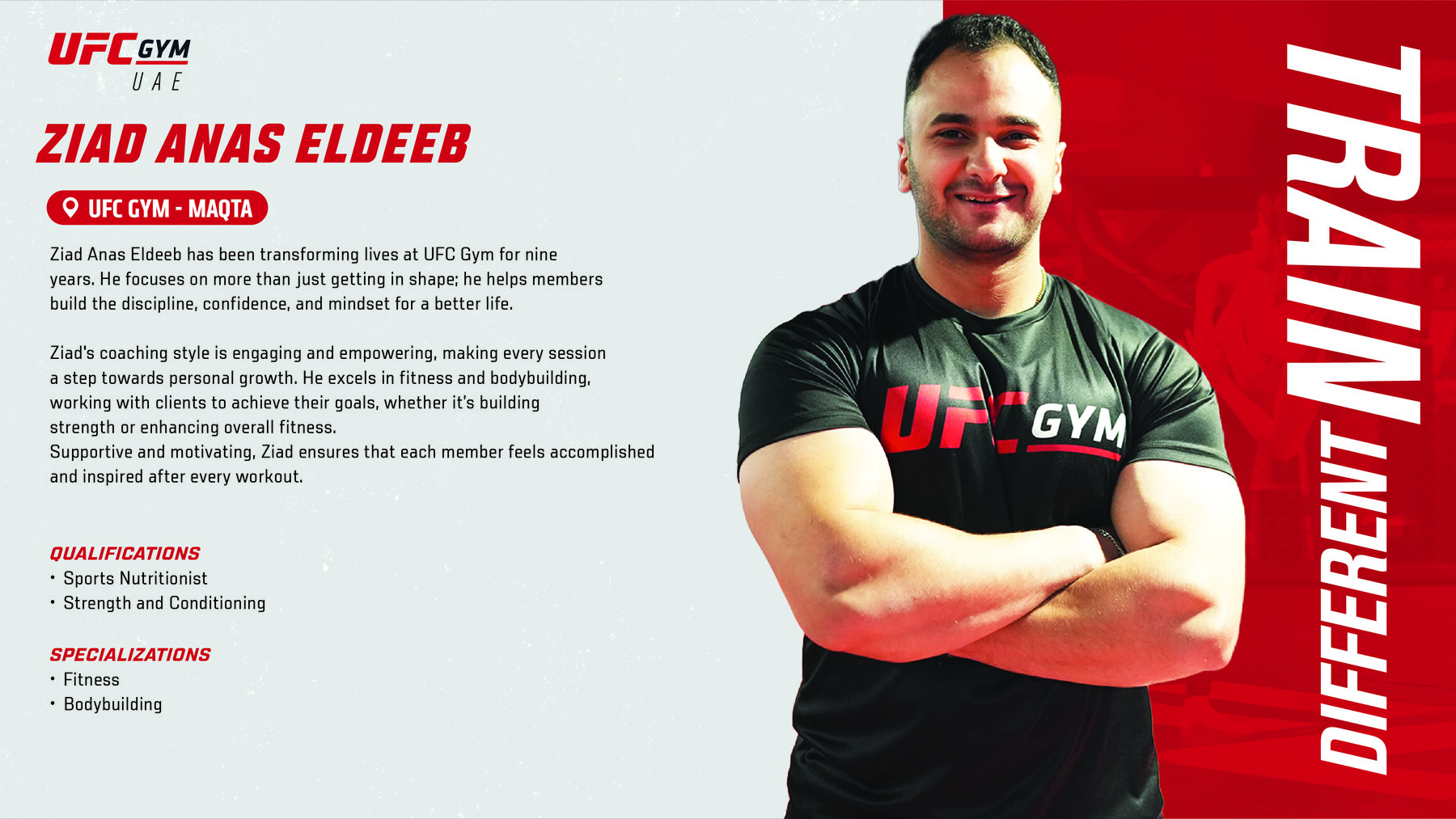 Ziad Anas Eldeeb — UFC GYM Abu Dhabi personal trainer