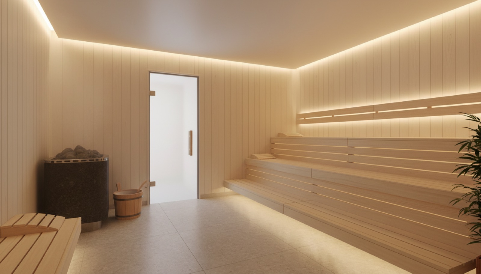 Sauna in the recovery zone